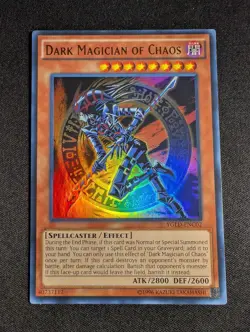 Yugioh - Dark Magician of Chaos YGLD-ENC02 Unlimited Ultra Rare NM - Image 1