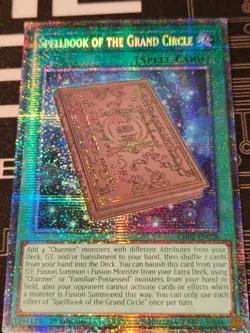 SPELLBOOK OF THE GRAND CIRCLE CH02-EN028 STARLIGHT RARE 1st ED Yugioh - Image 1