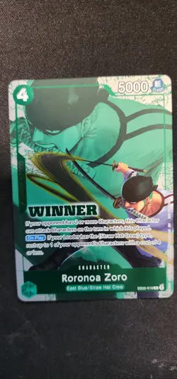 Roronoa Zoro (Winner Pack 2025 Vol. 3) EB02-019 One Piece Promotion Foil MINT - Image 1