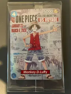 Monkey.D.Luffy (055) (College Basketball US Voyage) P-055 One Piece Promotion... - Image 1