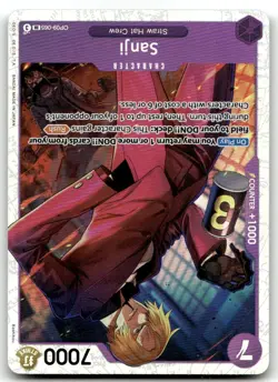 One Piece CCG Sanji OP09-065 SR Foil Emperors in the New World English - Image 1