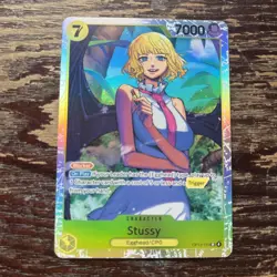 Stussy OP13-110 SR One Piece TCG Carrying on His Will NM - Image 1