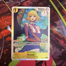 • Stussy • OP13-110 SR Carrying On His Will Holo Foil One Piece TCG NM - Image 1