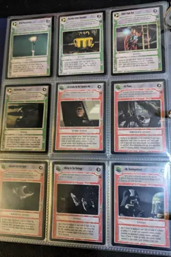 Star Wars CCG - Dagobah Limited Black Border Complete Set 180 Cards - Image 5