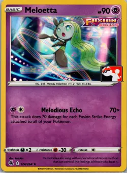 #124/264 Prize Pack Series Cards Meloetta - Image 1