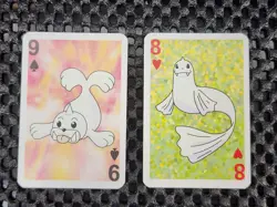 Lot of 2 Pokemon Seel And Dewgong 1999 Mini Deck Poker Playing Cards 2.5x1.75in - Image 1