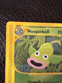 Weepinbell 65/147 Aquapolis E-Reader Pokemon Card | Non-Holo | 2002 | LP - Image 2