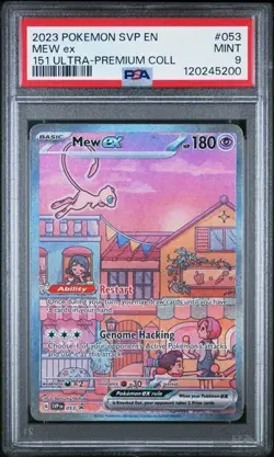 PSA 9 Mew ex 053 Sv: Scarlet & Violet Promo Cards Holo - Image 1