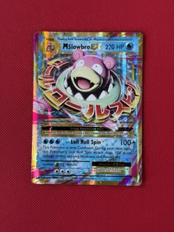 Pokemon TCG M Slowbro EX Mega XY Evolutions Ultra Rare Holo Card 27/108 - Image 1
