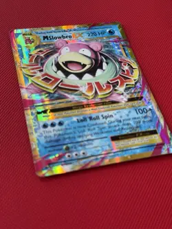 Pokemon TCG M Slowbro EX Mega XY Evolutions Ultra Rare Holo Card 27/108 - Image 3