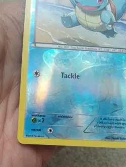 Squirtle 24/135 Plasma Storm Reverse Holo Pokemon Card 2012 - LP - Image 3