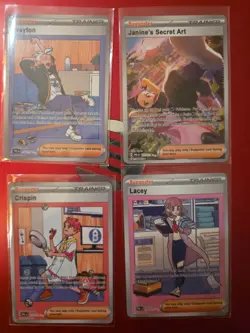Authentic pokemon cards, double rare trainer cards, mint condition Pokemon - Image 3