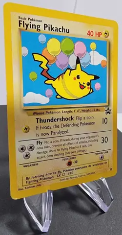 Pokemon Card - Flying Pikachu WOTC Black Star Promo 25 - Image 2