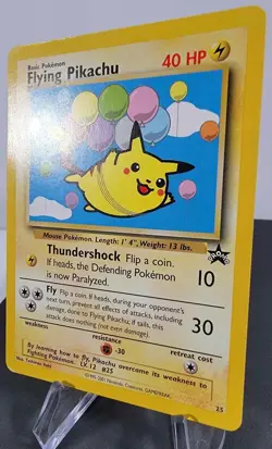 Pokemon Card - Flying Pikachu WOTC Black Star Promo 25 - Image 3