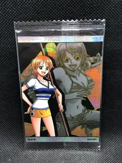 Nami Onepiece wafer Card SR Holo No.10-03 Bandai Japanese Japan F/S - Image 1