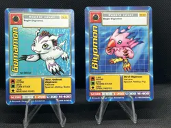 1999 Vintage Bandai Digimon TCG (7) Card Lot w/ 1st Editions - Image 3