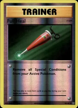 Full Heal Uncommon XY - Evolutions 78/108 Item Reverse Holo Pokemon Card - Image 1