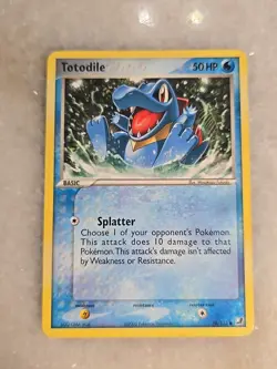 Pokemon TCG Card 2005 Unseen Forces - Totodile 78/115 TCG Pack Fresh - Image 1