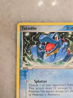 Pokemon TCG Card 2005 Unseen Forces - Totodile 78/115 TCG Pack Fresh - Image 2