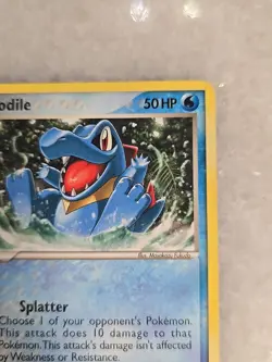 Pokemon TCG Card 2005 Unseen Forces - Totodile 78/115 TCG Pack Fresh - Image 3