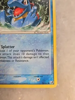 Pokemon TCG Card 2005 Unseen Forces - Totodile 78/115 TCG Pack Fresh - Image 4