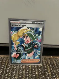 Emcee's Hype 220/182 Sv10: Destined Rivals Holo | Pokemon Card - Image 1