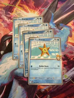 Destined Rivals Card Lot Of 9 Misty’s Staryu Misty’s Starmie NM - Image 1