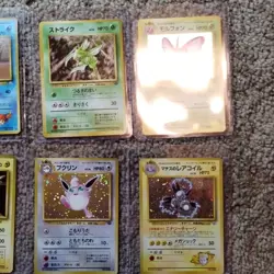 Pokemon Vintage Japanese Holo Card Lot Arcanine Nidoking Typhlosion Chansey - Image 4