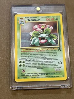 VENUSAUR Pokemon Black Star Promo Edition Holo #13 Rare Foil Card - EXC / NM - Image 2