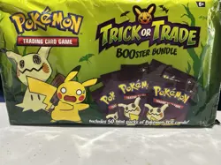 Pokemon TCG 2023 Trick or Trade Booster Bundle Halloween 50 Packs Trading Cards 820650852572 - Image 1