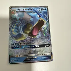 Gyarados GX SM212 NM Black Star Promo Pokemon Card 212 angry dragon sea serpent - Image 1