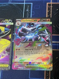 Mega Sharpedo ex 113/094 Charizard X Ex 013/09 Phantasmal Flames 3 Card Lot NM - Image 3