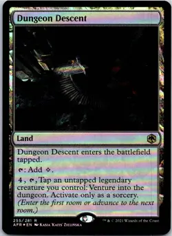 Dungeon Descent R Foil Adventures in the Forgotten Realms 255 NM - Image 1