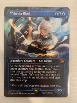 MTG: Final fantasy, Y’shtola Rhul, BORDERLESS, Pack Fresh MINT! - Image 1