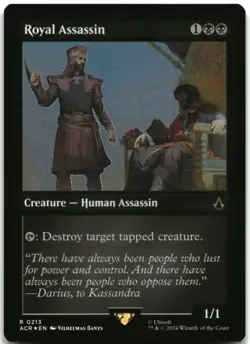 MTG Royal Assassin (Foil Etched) FOIL R Universes Beyond: Assassins Creed 213 LP - Image 1