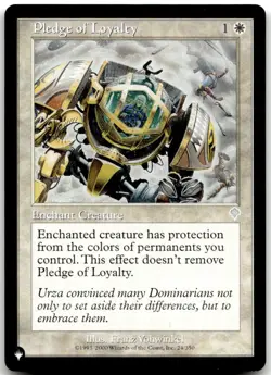 MTG Pledge of Loyalty U The List Reprints 24/350 LP - Image 1