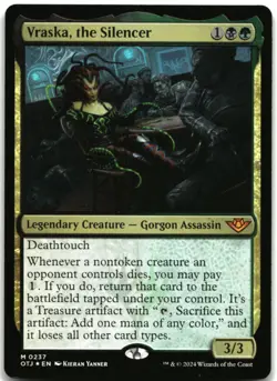 MTG Vraska, the Silencer FOIL M Outlaws of Thunder Junction 237 LP - Image 1