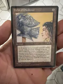 Helm of Obedience Alliances Regular MTG—Never Played Mint/Near Mint—RESERVE LIST - Image 1