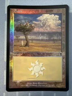 Plains MTG Magic The Gathering Odyssey (ODY) FOIL - Image 1