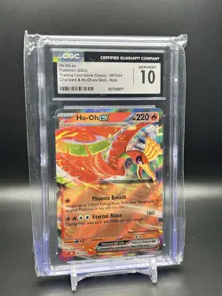 HO-OH EX POKEMON 2023 CHARIZARD & HO-OH EX DECK HOLO CGC 10 - Image 1