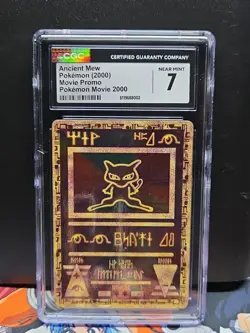 2000 Ancient Mew Pokemon Movie Promo Holo CGC 7 Near Mint - Image 1