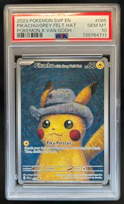2023-25 Pokemon SV Black Star Promos - SVP EN Pikachu #085 PSA 10 - Image 1