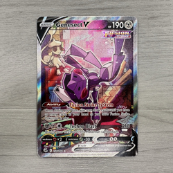 Pokemon Genesect V 255/264 Fusion Strike Alt Art Holo Card (NM) - Image 1