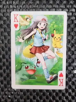 Dawn Pikachu K Bulbasaur Pokemon Poker Pokemon Playing Card - Image 1