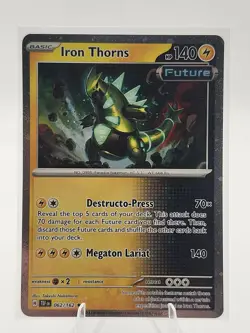 Pokemon TCG: Iron Thorns - 62/162 - Holo Rare - Temporal Forces - NM - Image 1