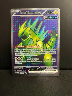 2024 Pokemon Iron Thorns ex Full Art 196/167 Twighlight Masquerade NM - Image 1