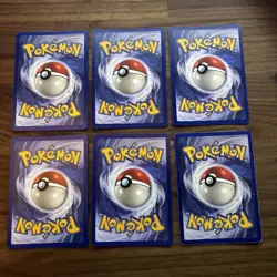 Lot of 6x Vintage Holo Rare Pokemon Cards (HP-LP) - Image 2