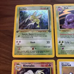 Lot of 6x Vintage Holo Rare Pokemon Cards (HP-LP) - Image 3