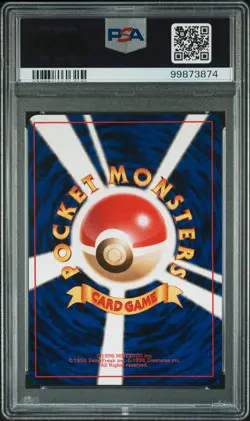 1996 POKEMON BASE SET JAPANESE #37 VULPIX PSA 9 - Image 2