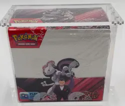 Pokemon Destined Rivals Booster Box (36 Packs) Factory Sealed w/ Acrylic Case - Image 1